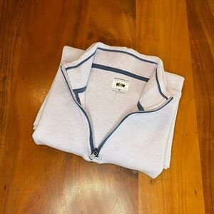 Joseph Abboud Lavender Cotton 1/4 Zip Sweater, Men’s Size L, Comfy, Preppy, Soft